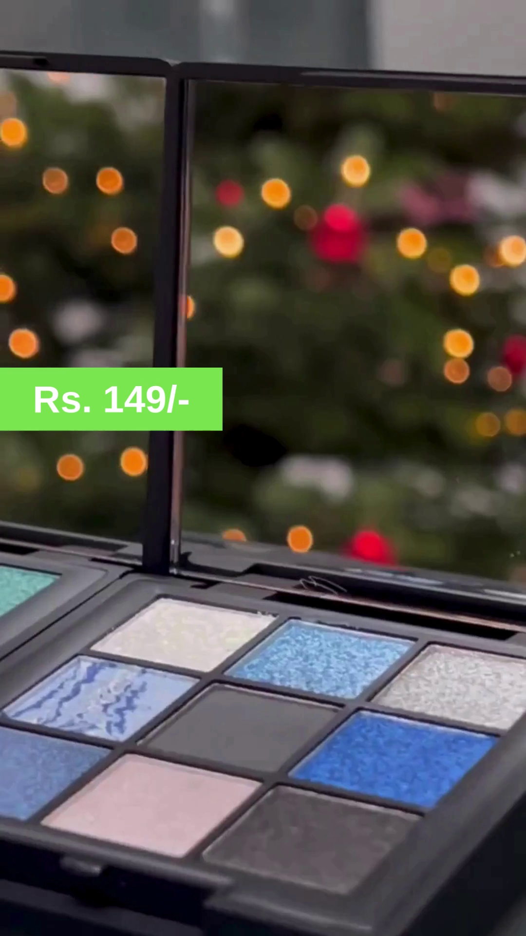 Luxury 9-Shade Eyeshadow Palette Featuring a Stunning Mix of Matte, Shimmer, and Marbled Finishes for Bold and Elegant Eye Makeup Looks