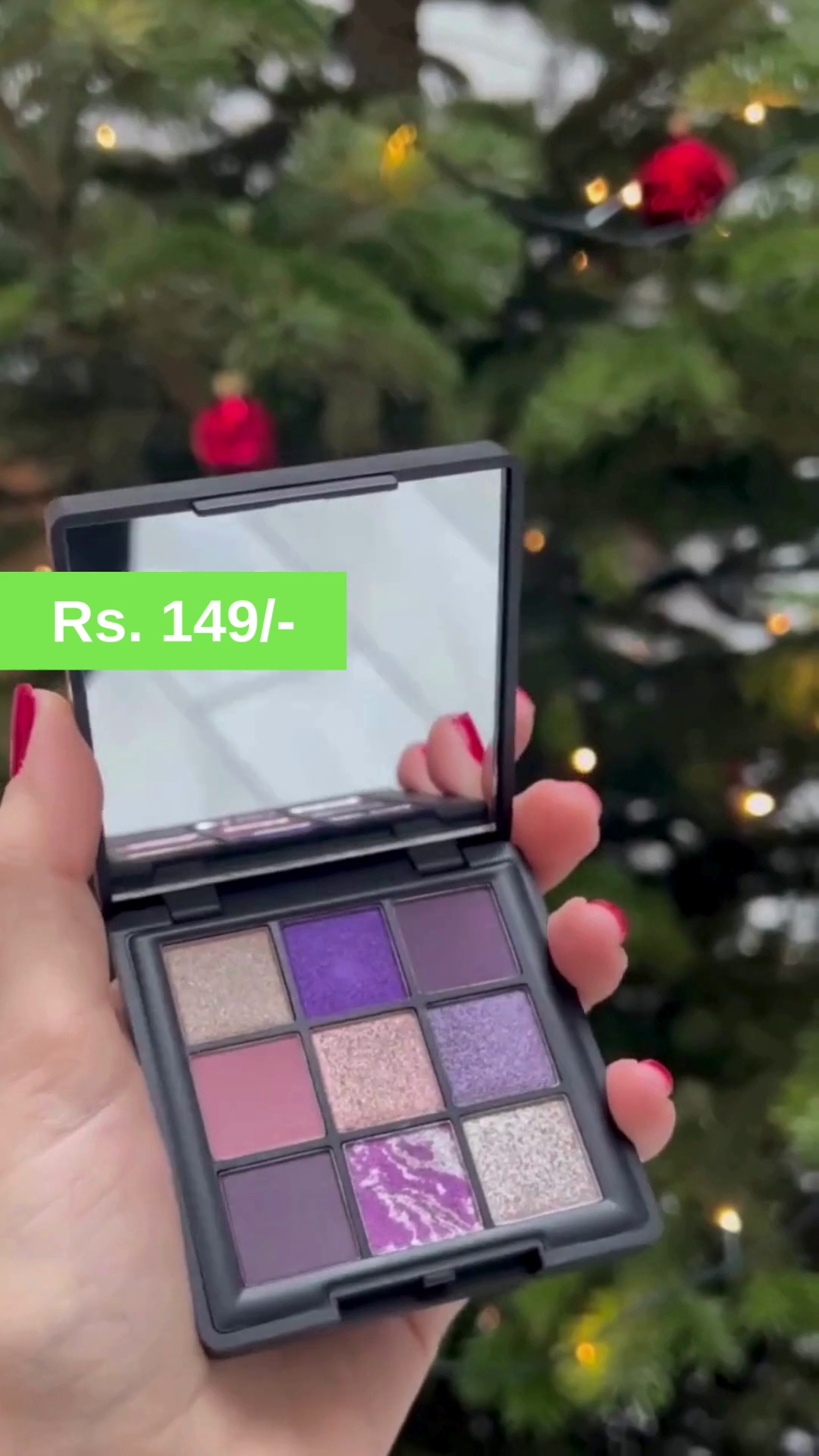 Luxury 9-Shade Eyeshadow Palette Featuring a Stunning Mix of Matte, Shimmer, and Marbled Finishes for Bold and Elegant Eye Makeup Looks