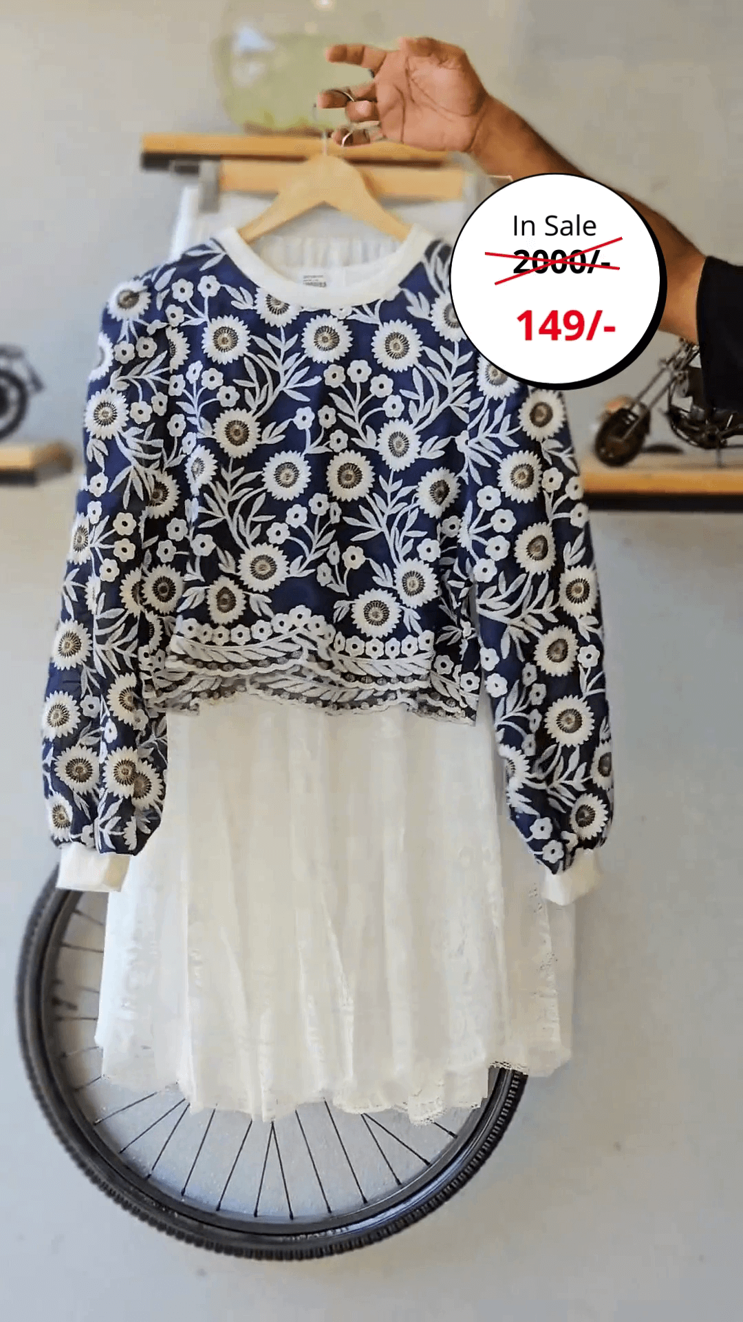 Floral Lace Crochet Short Jacket