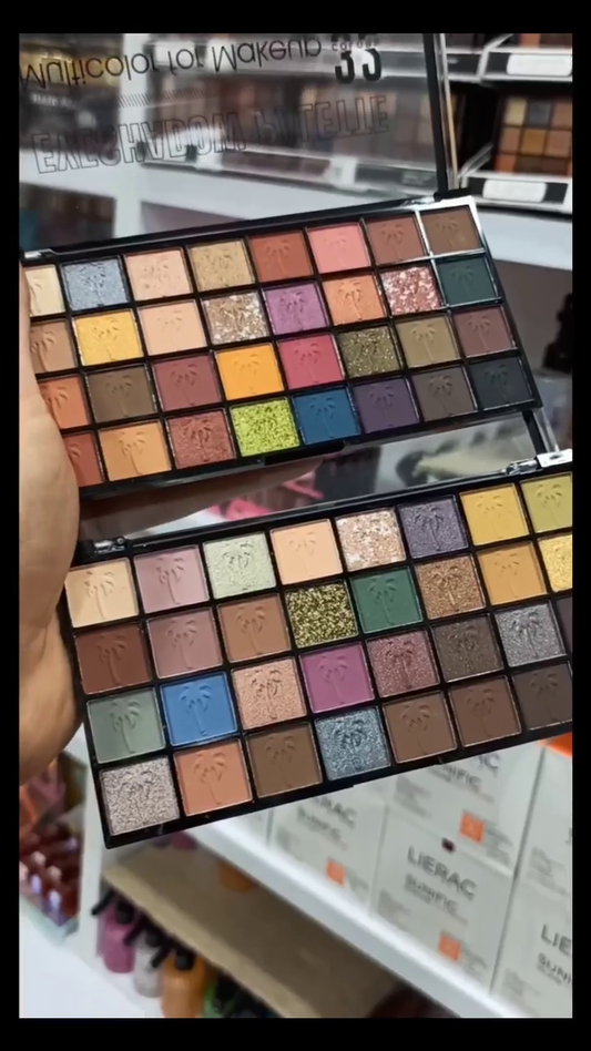 60-Color Eyeshadow Palette with Matte, Shimmer, and Glitter Shades in Bold, Bright, and Neutral Tones for Stunning and Versatile Eye Looks