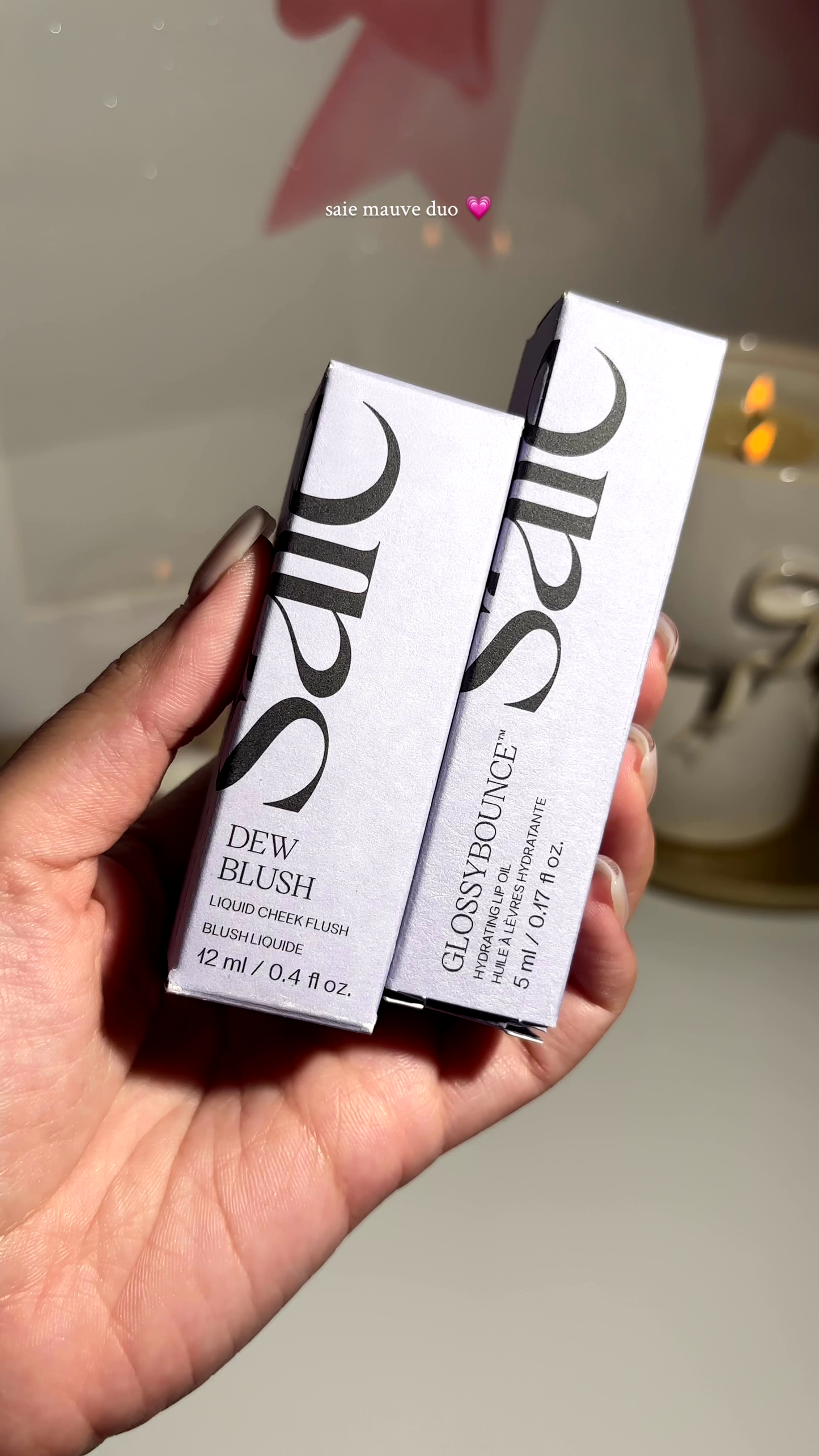 Saie Mauve Duo – Flawless Lip & Cheek Tint for a Natural, Rosy Glow