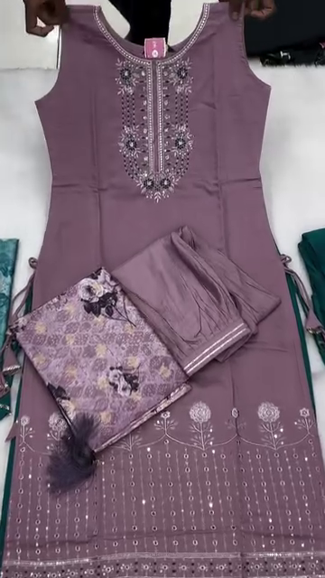 Beautiful Designer Corten kurta suit with pant and Dupatta for every occasion At Best Price