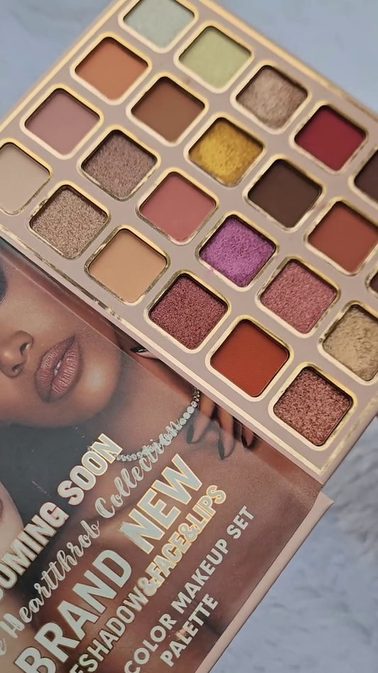 Complete Makeup Mastery Kit Featuring an Extensive Collection of Eyeshadows, Blushers, and Essential Beauty Tools for Every Look