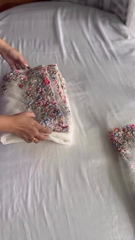 Georgette Embroidery Saree In White Colour